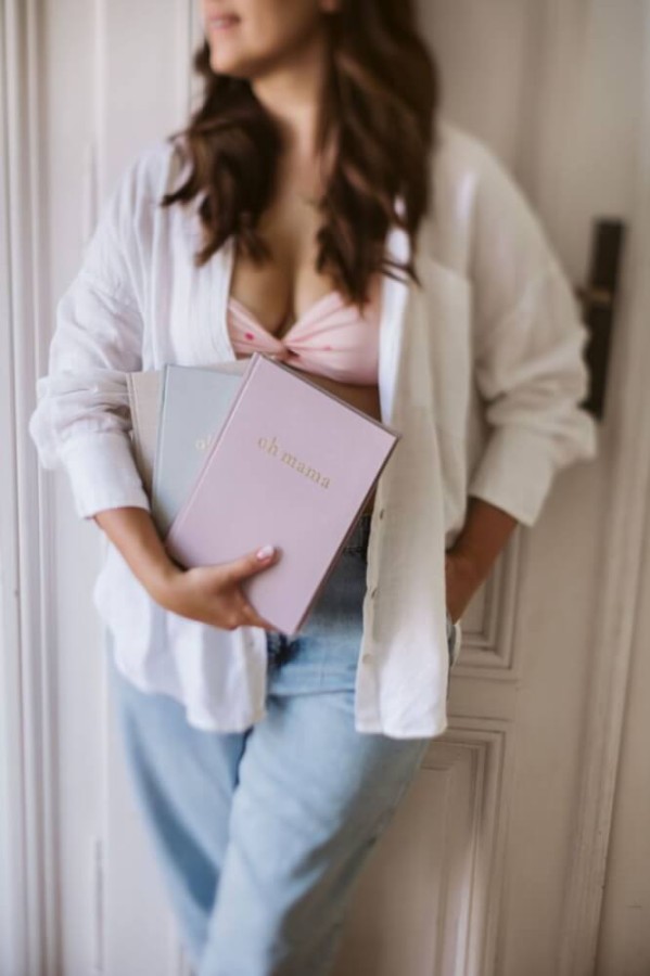 Pamiętnik ciąży - oh mama Soft Pink / Mommy Planner