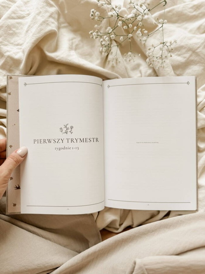 Pamiętnik ciąży - oh mama Soft Pink / Mommy Planner