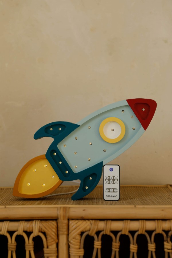 Lampa Little Lights Rakieta TEAL /Little Lights