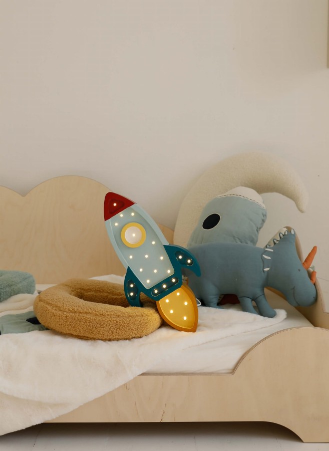 Lampa Little Lights Rakieta TEAL /Little Lights