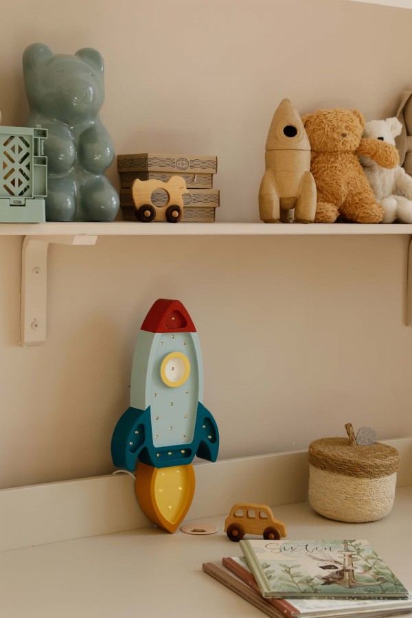 Lampa Little Lights Rakieta TEAL /Little Lights