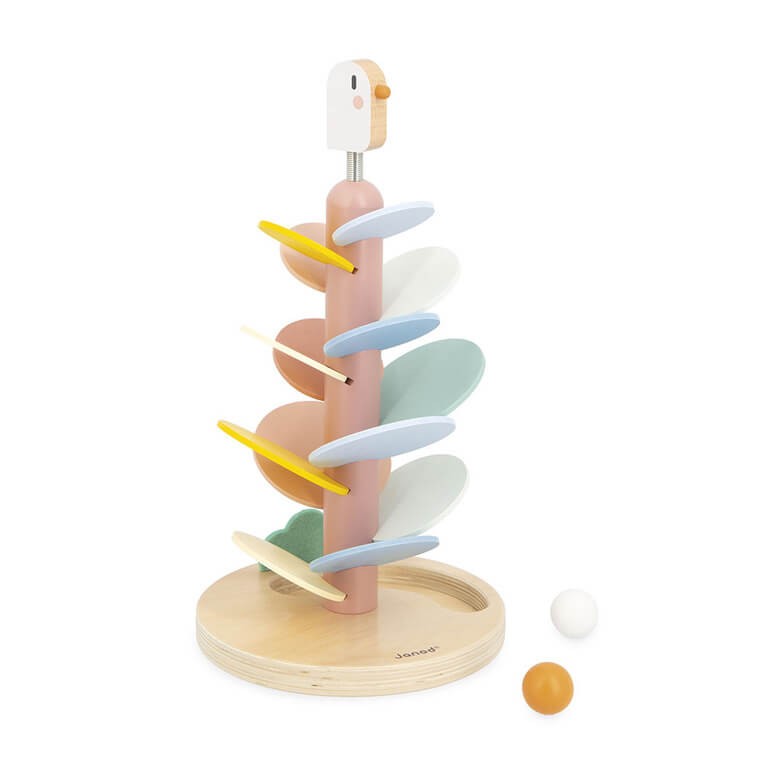 Drewniany kulodrom Ptaszek Sweet Cocoon 3+ / Janod