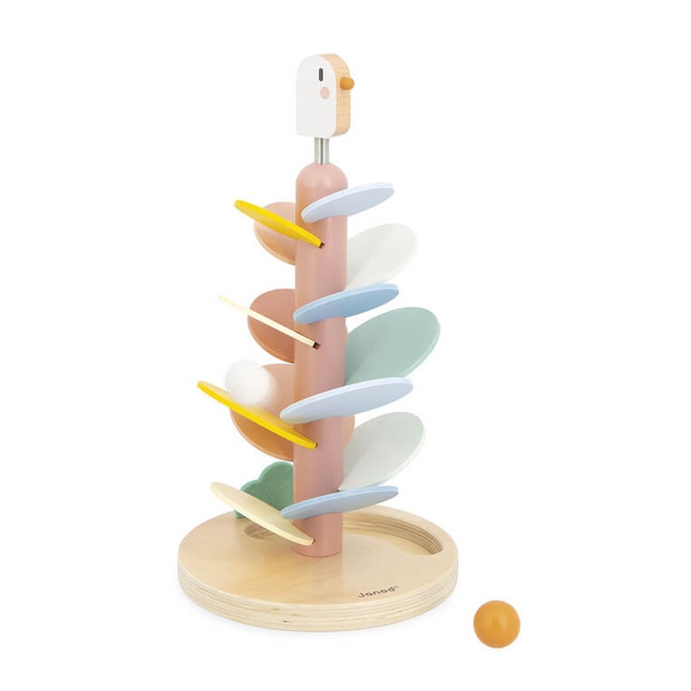 Drewniany kulodrom Ptaszek Sweet Cocoon 3+ / Janod