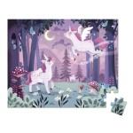 Puzzle w walizce Jednorożce 54 elementy 5+ / Janod