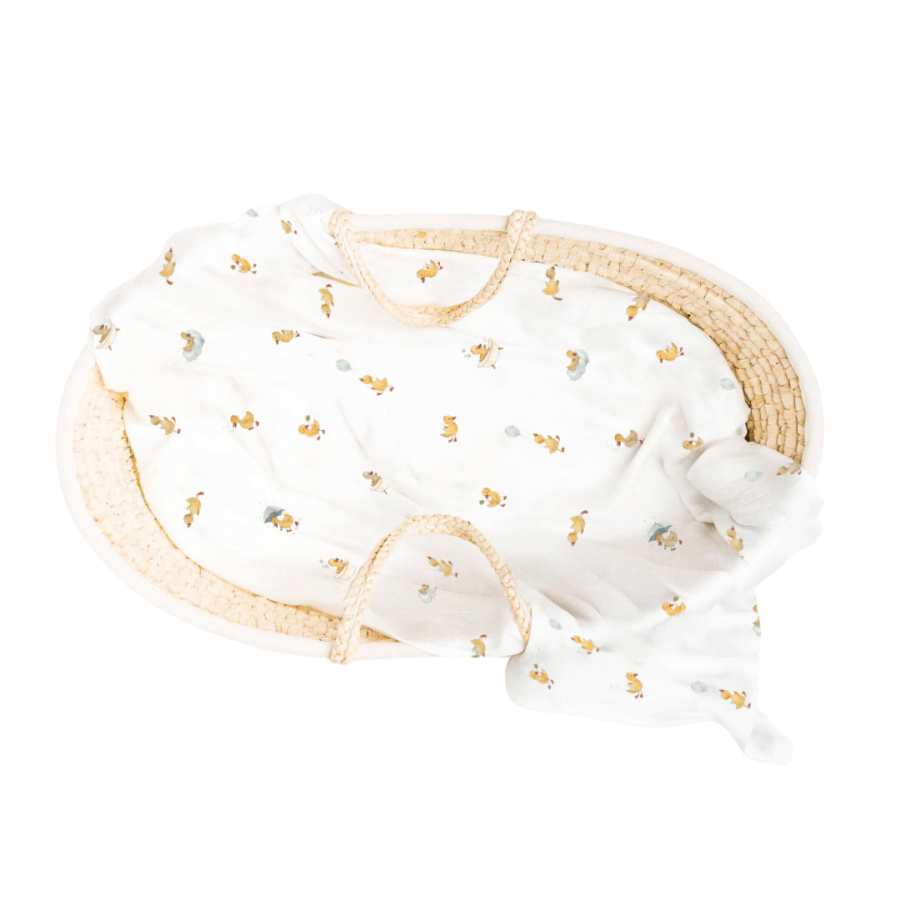 Otulacz kocyk bambusowy BIRDS / Layette