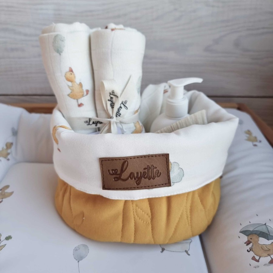 Pieluszki bambusowe 2 szt. LUCKY DUCKY / Layette