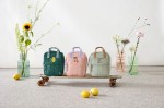 Plecak mini kwadratowy Little Gang Lemon dark green / Lassig