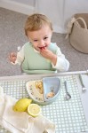 Zestaw silikonowych naczyń 3 el. Happy Fruit Lemon / Lassig