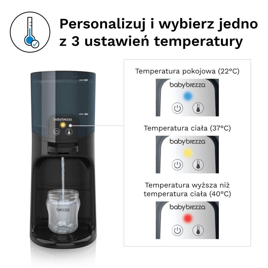 Ekspres do mleka Baby Brezza Instant Warmer Black / Baby Brezza