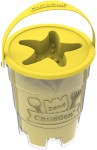 Piasek kinetyczny z foremką, 100% naturalny, 500g, kolor ŻÓŁTY / ChildGen