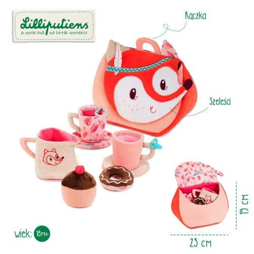 Serwis do herbaty Lisiczka Alice 18 m+ / Lilliputiens
