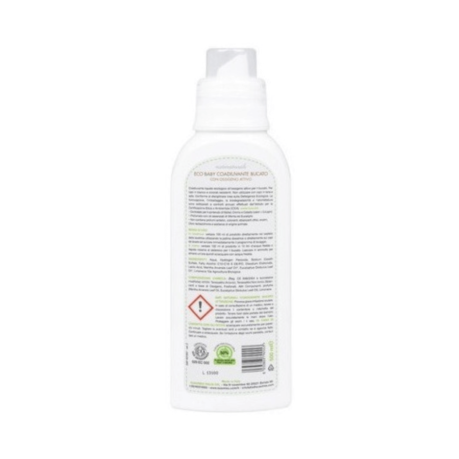 Ekologiczny Odplamiacz do ubranek dziecięcych z aktywnym tlenem, 500 ml / Natinaturali