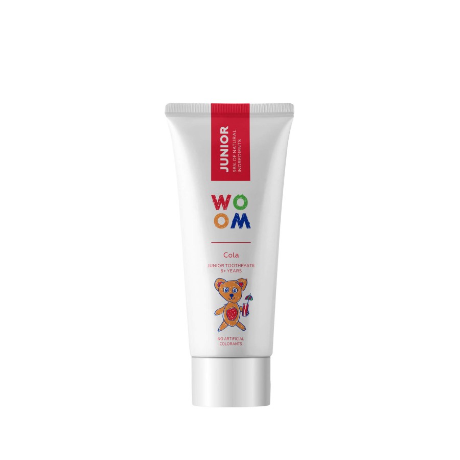 Naturalna pasta do zębów dla dzieci w wieku 6+ lat o smaku gumy balonowej, 50 ml / WOOM