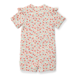 Swimsuit z krótkim rękawem Sunny Flowers / Little Dutch