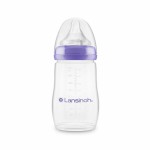 Butelka do karmienia 240 ml ze smoczkiem Natural Wave™ o średnim przepływie / Lansinoh