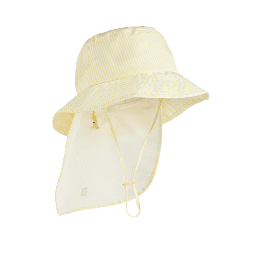 Letni kapelusz Damona - stripe lemonade, creme de la creme / Liewood