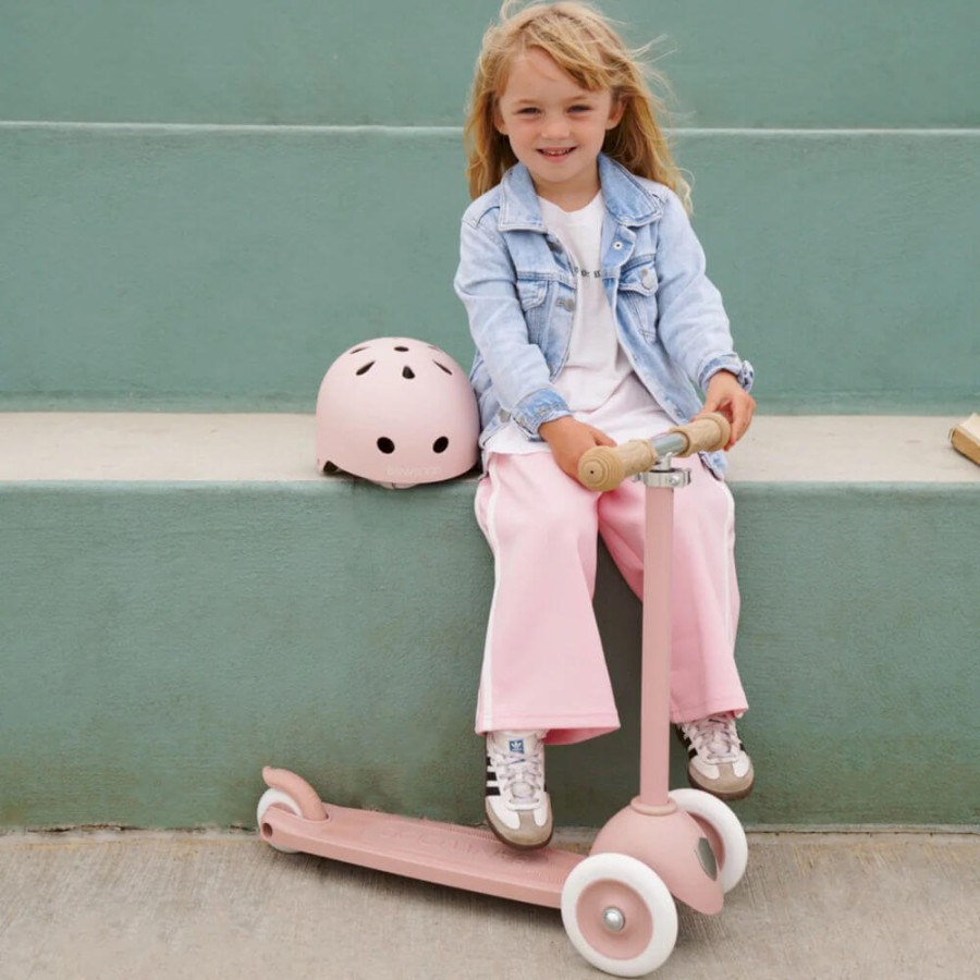 Dziecięcy eco kask rowerowy Dusty Rose / Banwood