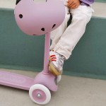 Dziecięcy eco kask rowerowy Lavender / Banwood