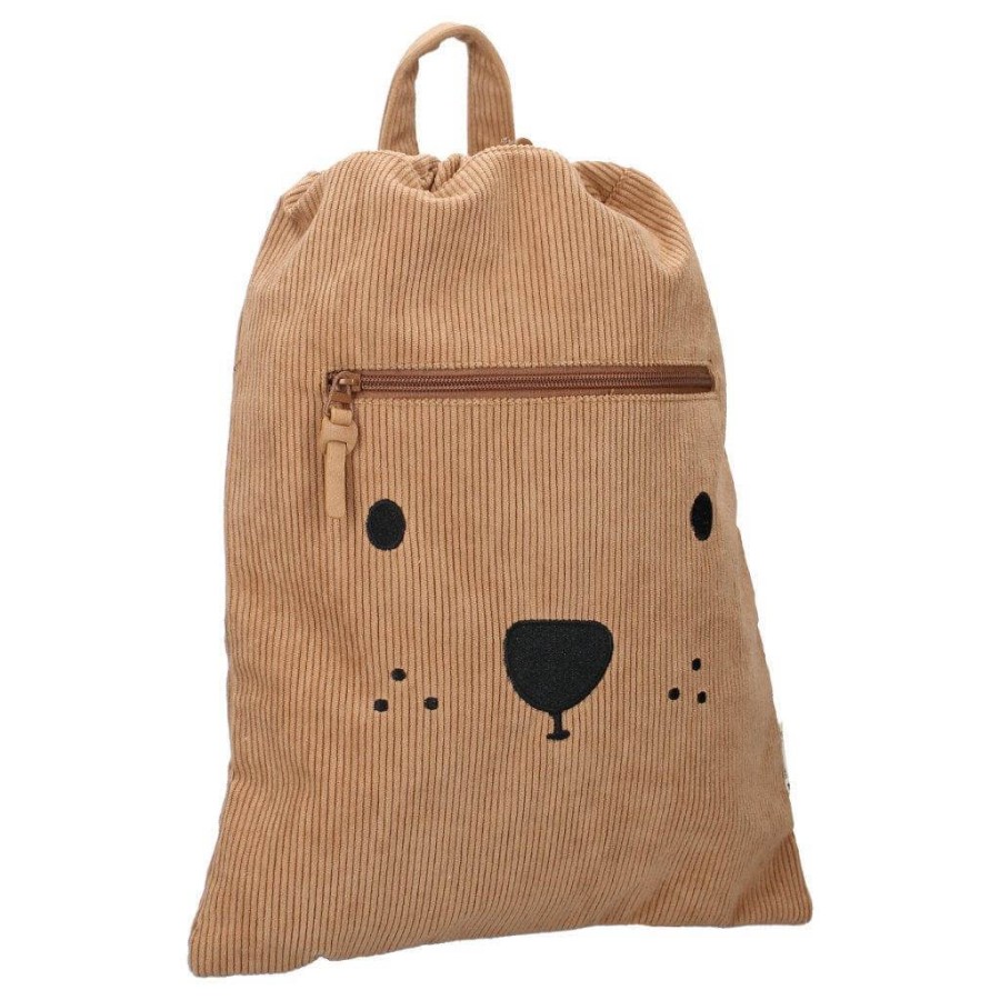 Worek gimnastyczny Beary Excited Brown / KIDZROOM