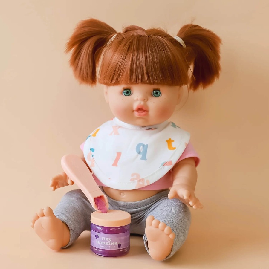 Zestaw Tiny Tummies Słoiczek i Łyżeczka, Winogrono / Tiny Harlow