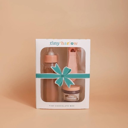 Zestaw Tiny Tummies Magiczna butelka i słoiczek Chocolate Box / Tiny Harlow