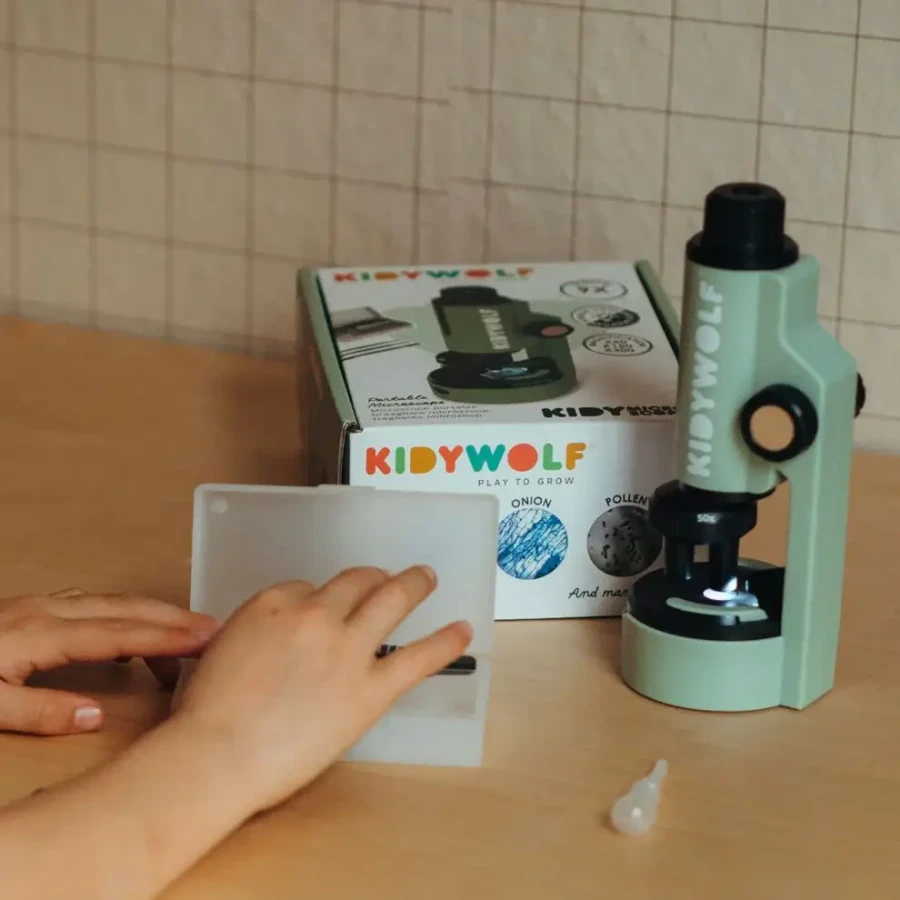 Przenośny mikroskop KIDYMICROSCOPE - zielony / Kidywolf