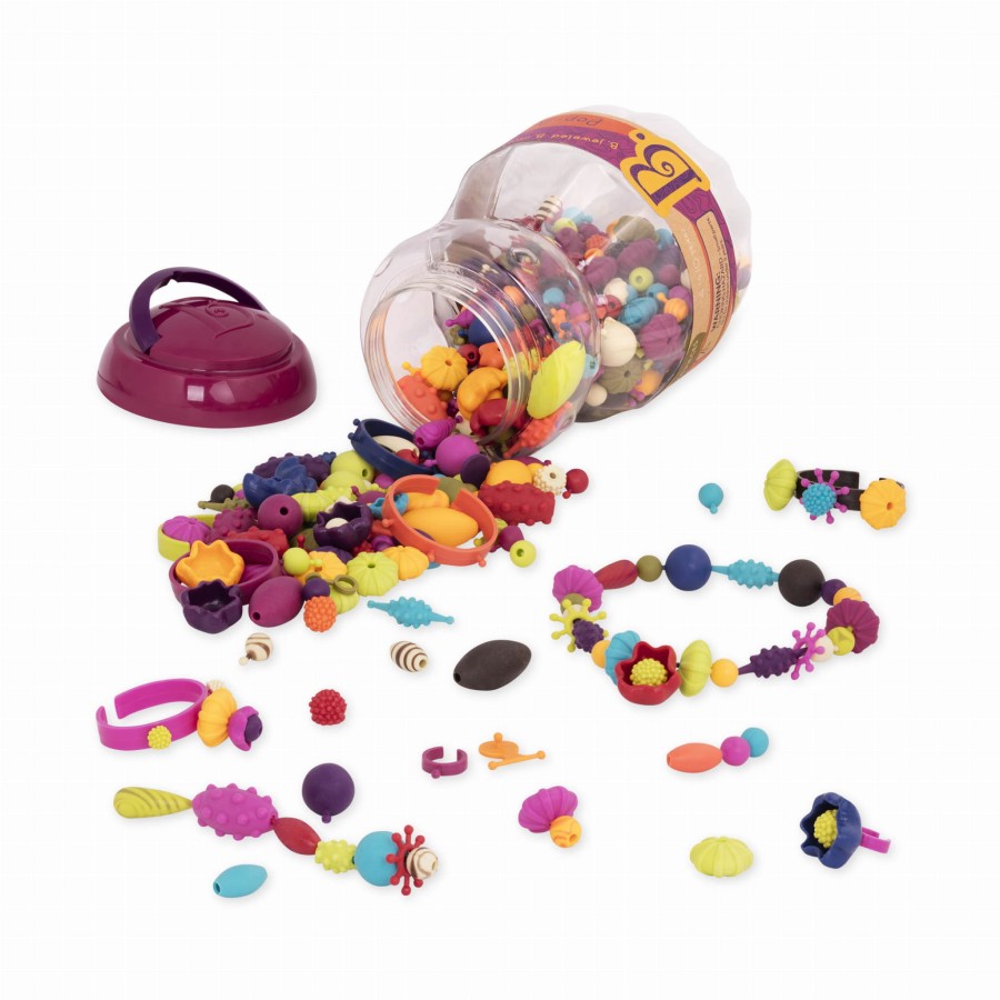 Pop-Arty! – zestaw do tworzenia biżuterii – 500 elementów / B.Toys