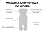 Wkładka antypotowa do fotelika i spacerówki 2+ Sand / Sleepee
