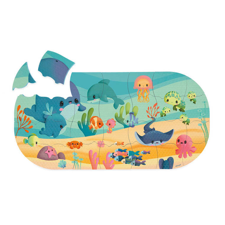 Puzzle do kąpieli Ocean 28 elementów 3+ / Janod