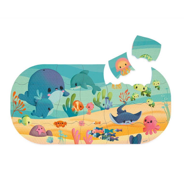 Puzzle do kąpieli Ocean 28 elementów 3+ / Janod