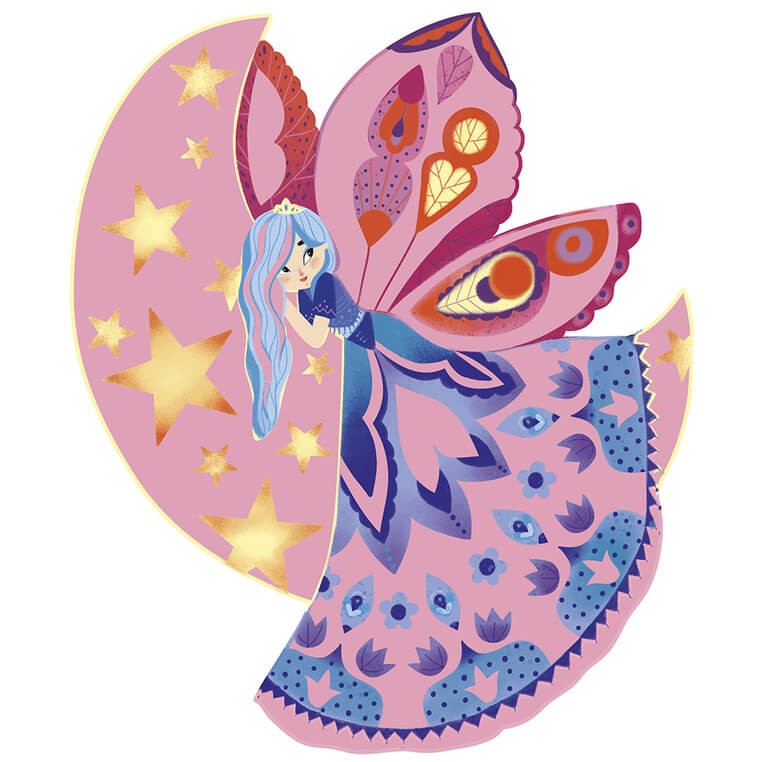 Multizestaw kreatywny 11 dekoracji Wróżki Magic Fairies 5+ / Janod