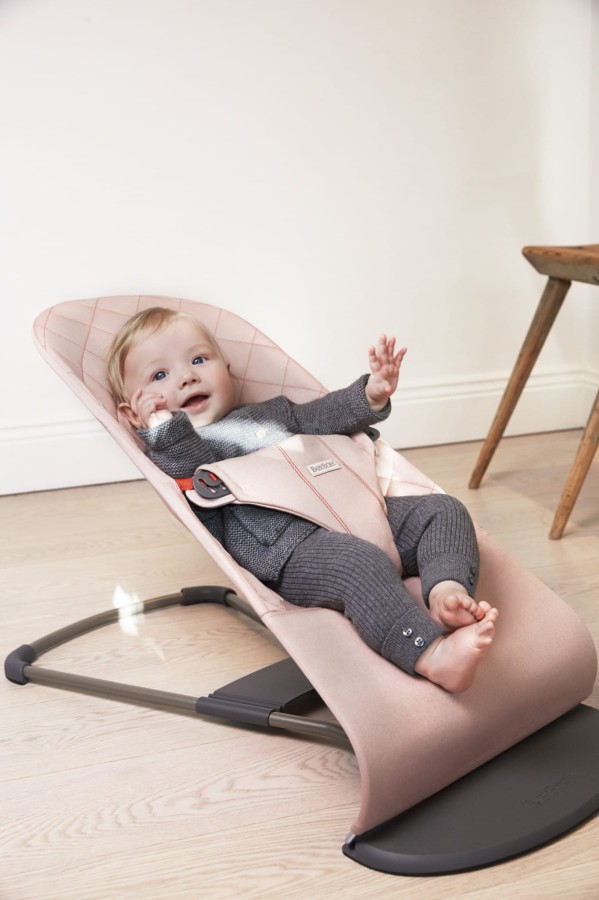 BABYBJORN - leżaczek BLISS, różany