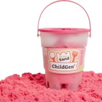 Piasek kinetyczny z foremką, 100% naturalny RÓŻOWY, 500g / ChildGen