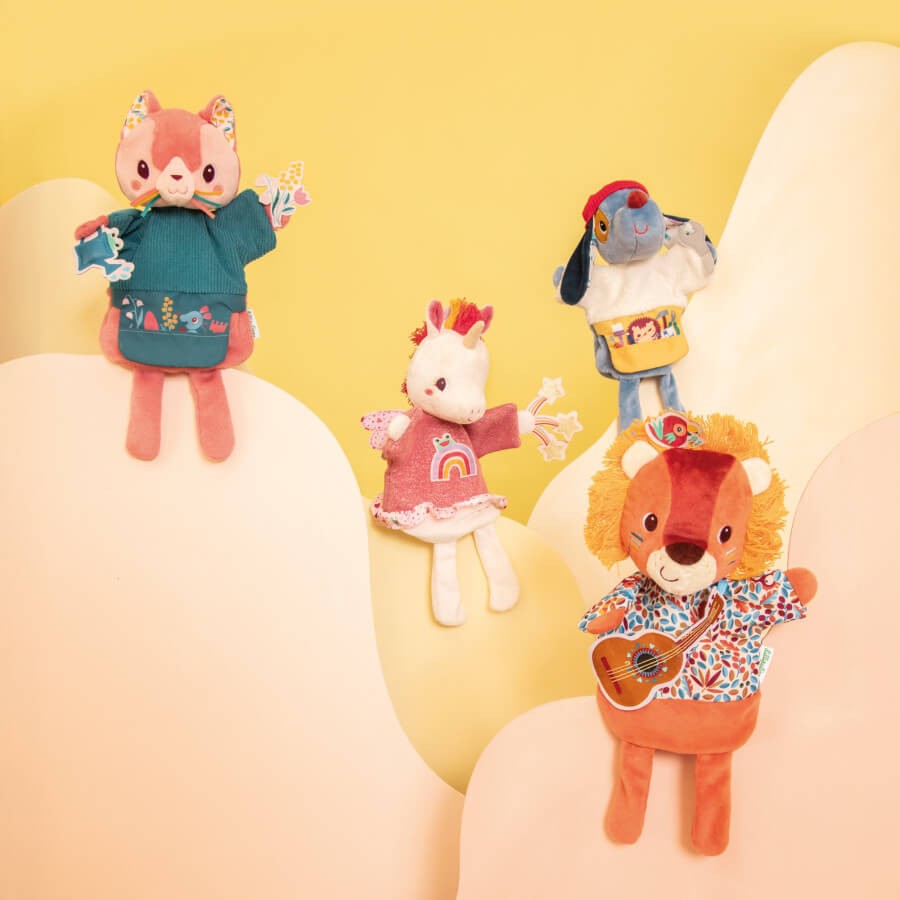Pacynka z akcesoriami Lew Jack / Lilliputiens