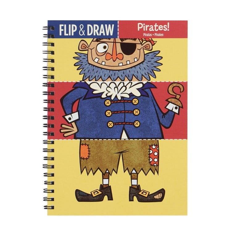 Zeszyt do rysowania potrójny - Piraci / Mudpuppy