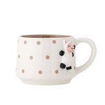 Dziecięcy kubek z kamionki - Dolly, Brown / Bloomingville Mini