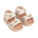 Sandały z paskami Blumer - peach, sea shell / Liewood