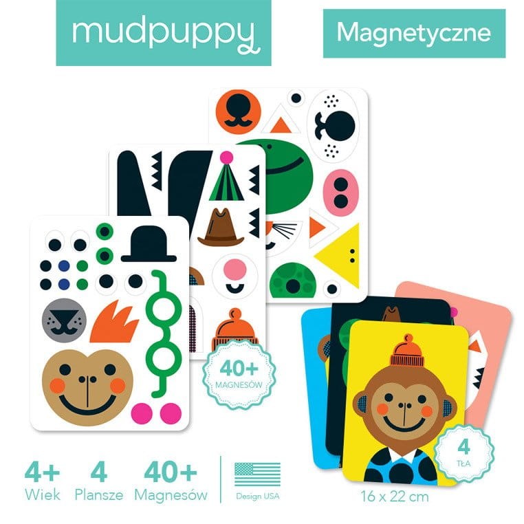 Magnetyczne postacie Buźki 4+ / Mudpuppy
