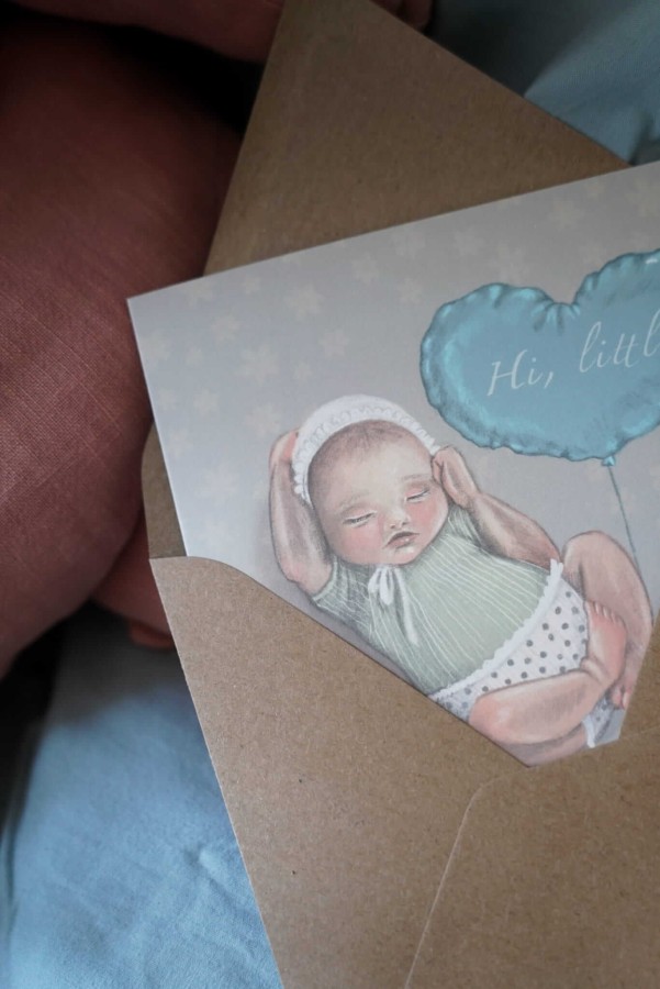 Kartka na narodziny / Hi Little