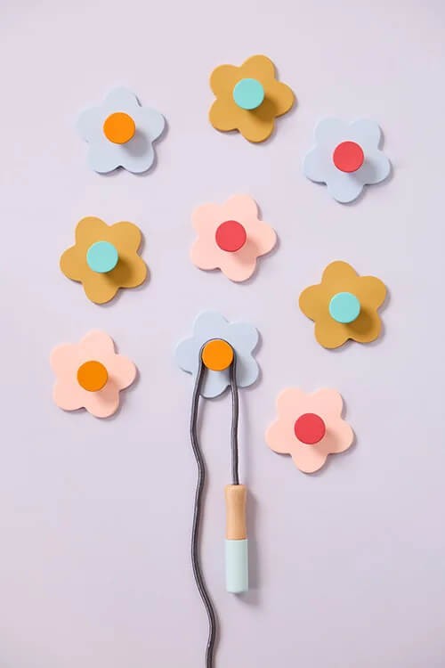 Wieszaki flower mix, 3 szt. / Kid's Concept