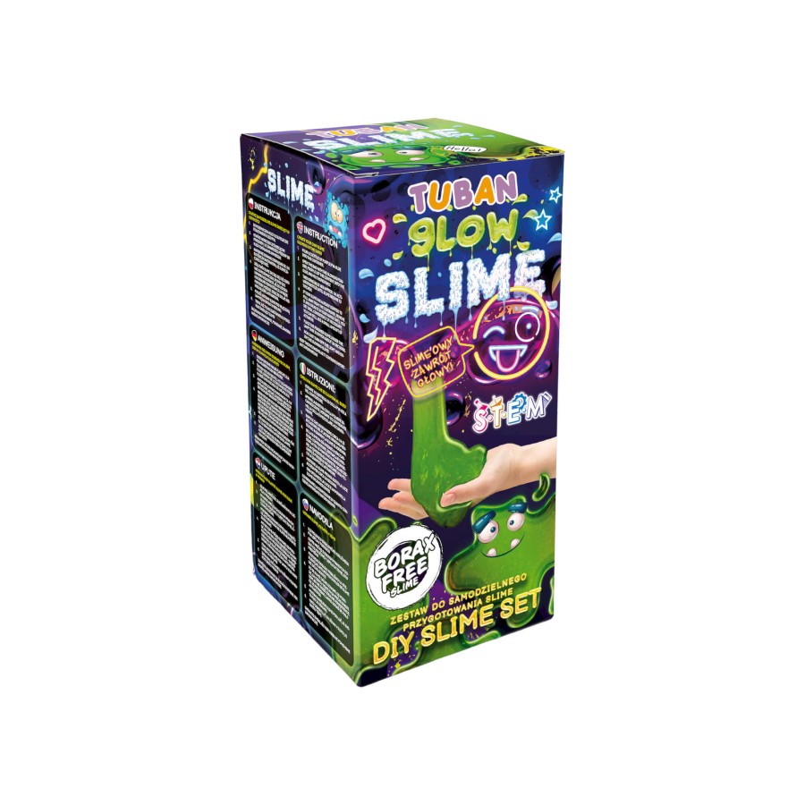 Zestaw DIY Slime - świecący w ciemności / Tuban