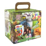 Zestaw Tubi Jelly 6 kolorów + małe akwarium - dinozaury / Tuban