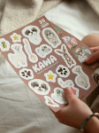 Zestaw 25 naklejek "Kraina" / Neverending store Anna Załęcka