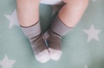 Skarpetki niemowlęce Stay-on-Socks, Grey / KipKep