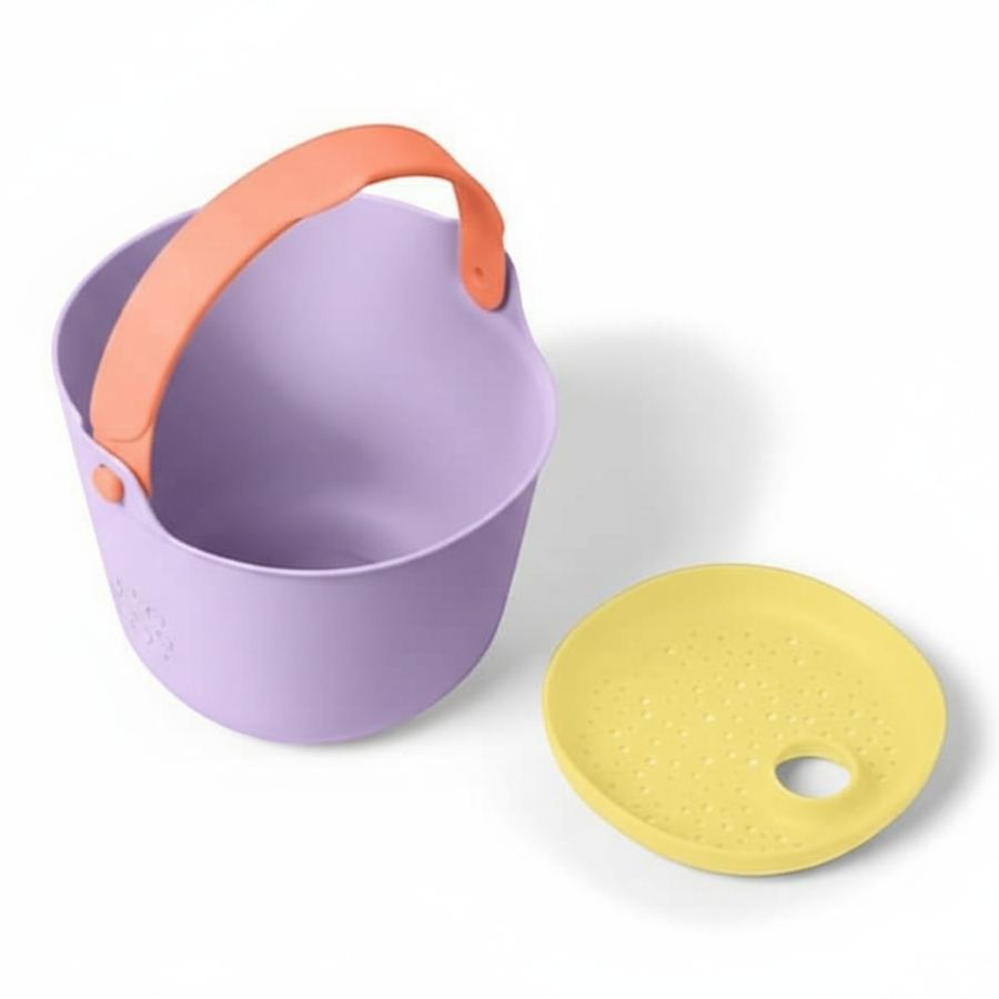 Wiaderko z sitkiem Bucki Lavender + peach / QUUT