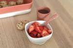 Komplet naczyń z silikonu z przyssawką Terracotta / Beaba