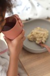 Komplet naczyń z silikonu z przyssawką Terracotta / Beaba