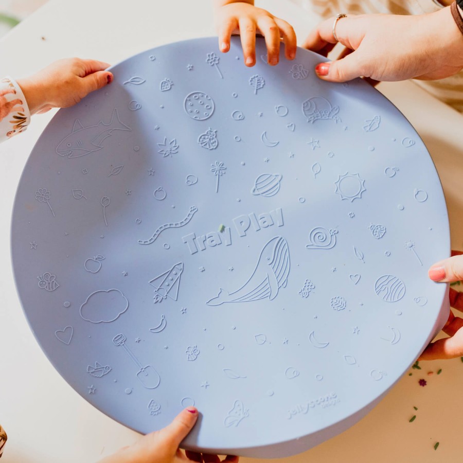 Tacka sensoryczna Play Tray 2w1 - Soft Blue / Jellystone