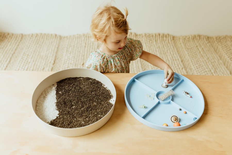 Tacka sensoryczna Play Tray 2w1 - Soft Blue / Jellystone