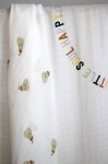 Bambusowy otulacz kocyk 120x120cm zestaw 2 szt. Happy Fruits Pear / Lassig